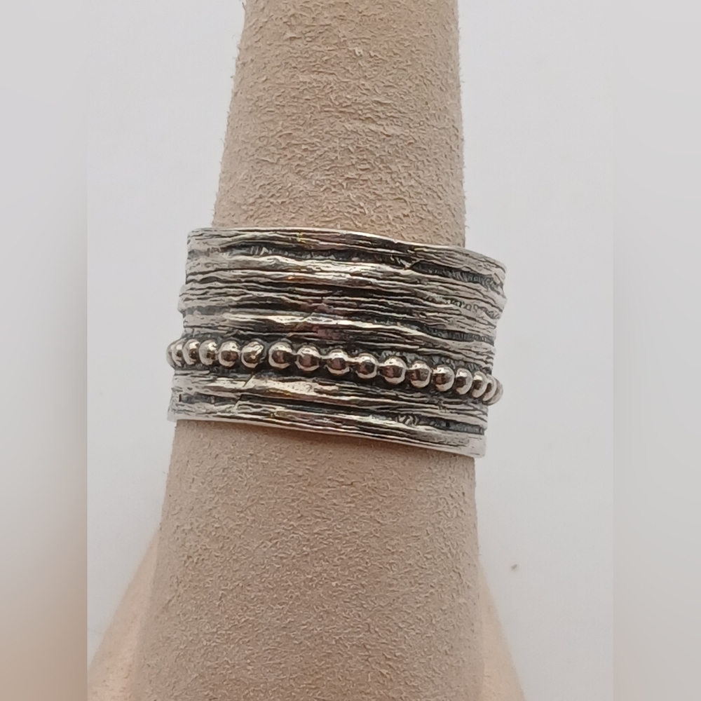 Signed Israel 925 R Ring Size 9